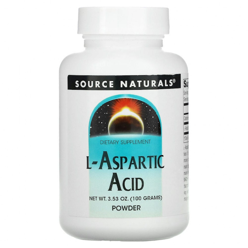 Source Naturals, порошок L-аспарагиновой кислоты, 100 г (3,53 унции) #1