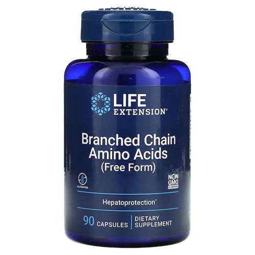 Life Extension, аминокислоты с разветвленной цепью, 90 капсул #1