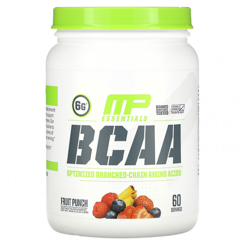 MusclePharm, Essentials, аминокислоты с разветвленной цепью (BCAA), фруктовый пунш, 516 г (1,14 фунта) #1