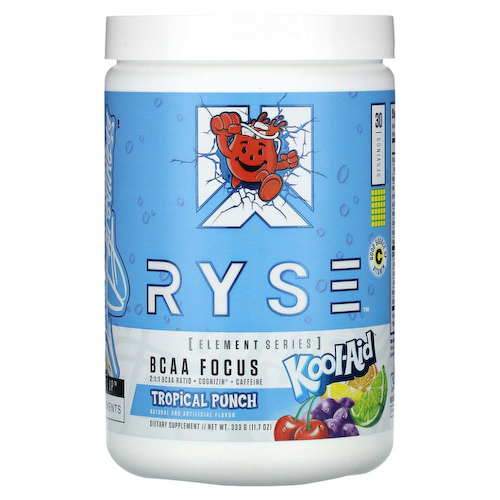 Ryse Supps, Element Series, BCAA Focus, Kool-Aid, тропический пунш, 333 г (11,7 унции) #1
