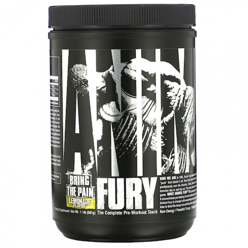 Universal Nutrition, Animal Fury, со вкусом лимонада, 501 г (1,1 фунта) #1
