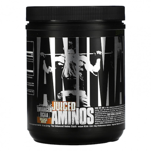 Universal Nutrition, Animal Juiced Aminos, аминокислоты с разветвленной цепью с разветвленной цепью, с апельсиновым соком, 377 г (13,3 унции) #1