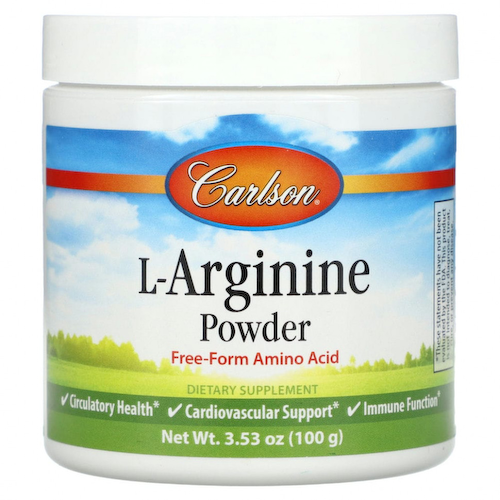 Carlson, L-аргинин в порошке, 100 г (3,53 унции) #1