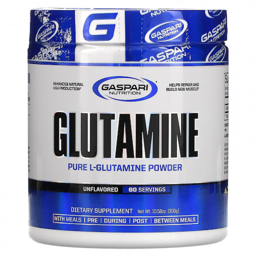Gaspari Nutrition, Глютамин, без ароматизаторов, 10,58 унций (300 г) #1