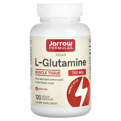Jarrow Formulas, L-глютамин, 750 мг, 120 вегетарианских капсул #1