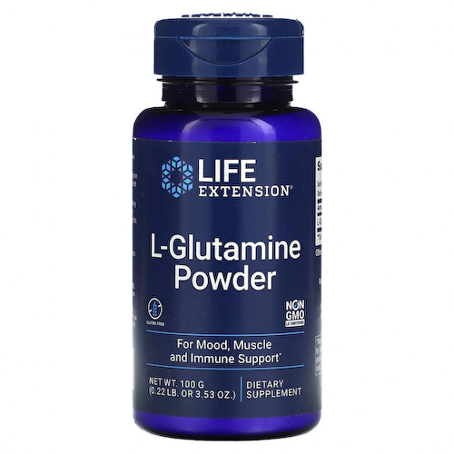 Life Extension, L-глютамин в порошке, 100 г (3,53 унции) #1
