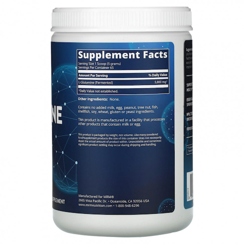 MRM Nutrition, L-глютамин 325, 325 г (11,5 унции) #1