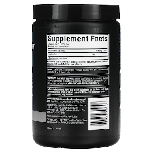 Muscletech, Essential Series, Platinum 100%, глютамин, без добавок, 5 г, 300 г (10,58 унции) #1