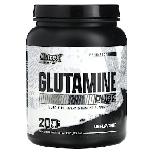 Nutrex Research, Glutamine Drive, без добавок, 1000 г (2,2 фунта) #1