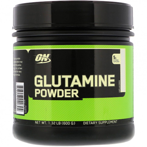 Optimum Nutrition, порошкообразный глютамин, без вкусовых добавок, 600 г (1,32 фунта) #1