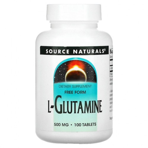Source Naturals, L-глутамин, 500 мг, 100 таблеток #1