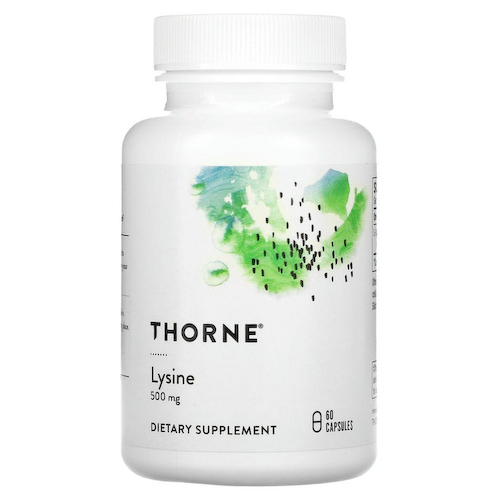 Thorne Research, L-лизин, 60 капсул #1