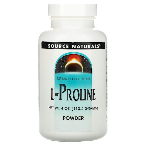 Source Naturals, L-пролин в порошке, 113,4 г (4 унции) #1