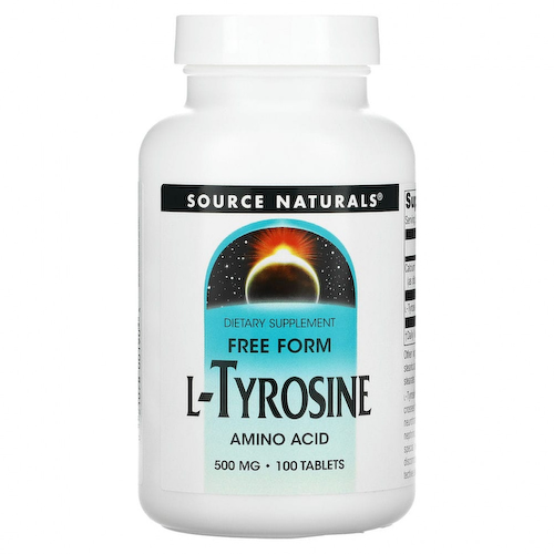 Source Naturals, L-тирозин, 500 мг, 100 таблеток #1