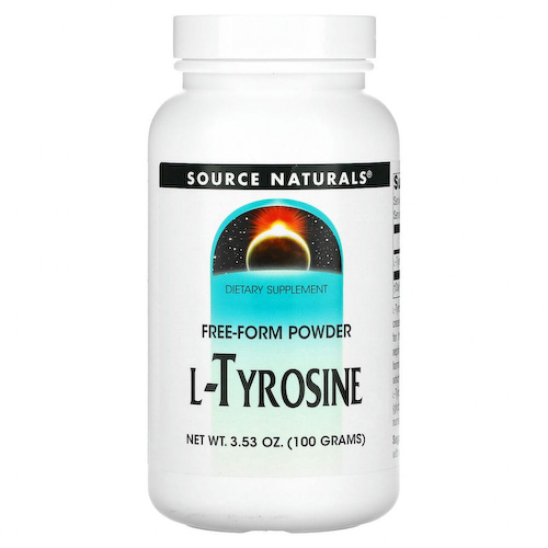 Source Naturals, L-тирозин, порошок произвольной формы, 3.53 унций (100 г) #1