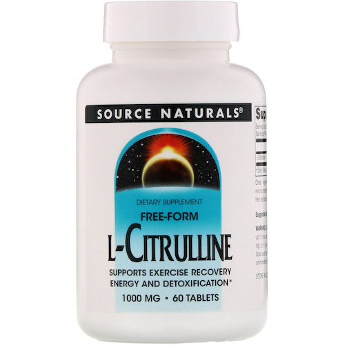 Source Naturals, L-цитруллин, 1000 мг, 60 таблеток #1