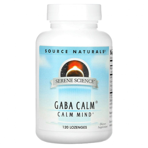 Source Naturals, GABA Calm, ГАМК, 120 таблеток для рассасывания #1