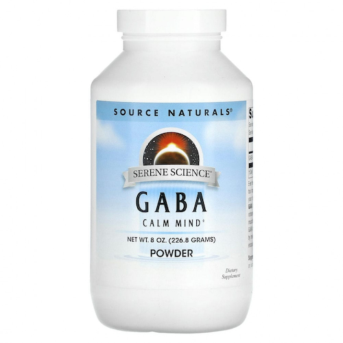 Source Naturals, порошок GABA, 226,8 г (8 унций) #1