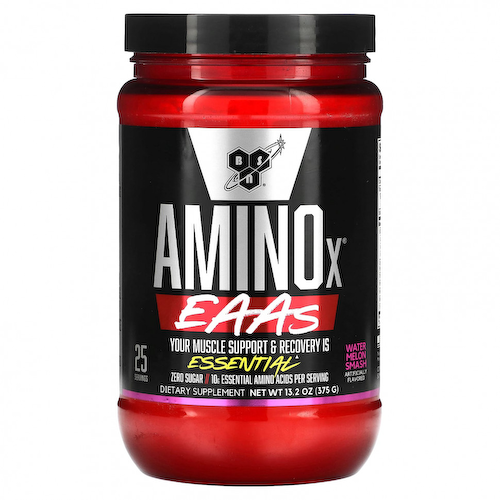 BSN, AminoX EAA, поддержка и восстановление мышц, арбузный сок, 375 г (13,2 унции) #1