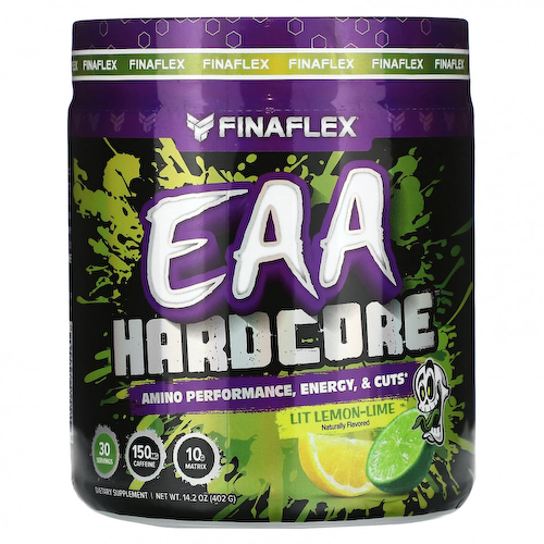 Finaflex, EAA Hardcore, лимон и лайм, 402 г (14,2 унции) #1
