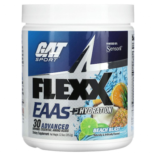 GAT, Flexx EAA + Hydration, Beach Blast, 355,2 г (12,5 унции) #1
