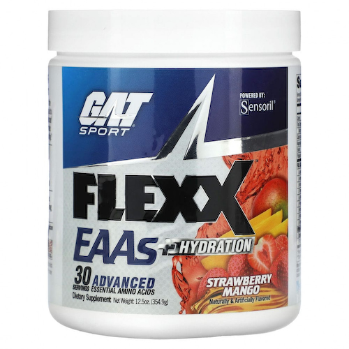 GAT, Flexx EAA + Hydration, клубника и манго, 354,9 г (12,5 унции) #1