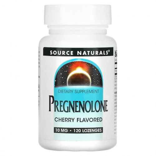 Source Naturals, Прегненолон, со вкусом вишни, 10 мг, 120 леденцов #1