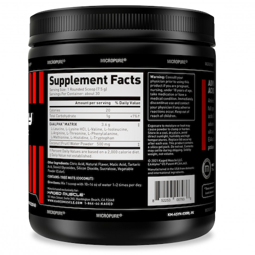 Kaged Muscle, Amino Synergy, вкус «Малиновый лимонад», 191 г (6,74 унции) #1