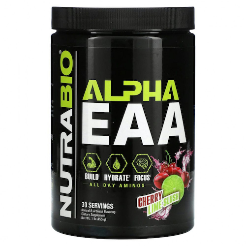 NutraBio Labs, Альфа EAA, вишня с лаймом, 455 г #1
