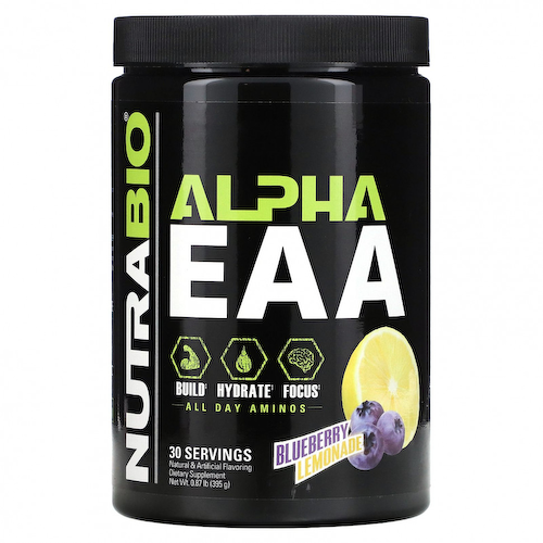 NutraBio Labs, Alpha EAA, черничный лимонад, 395 г (0,87 фунта) #1