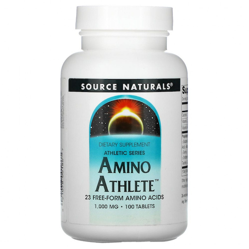Source Naturals, Athletic Series, Amino Athlete, комплекс аминокислот, 1000 мг, 100 таблеток #1