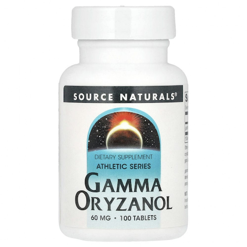 Source Naturals, Athletic Series, гамма-оризанол, 60 мг, 100 таблеток #1