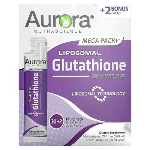Aurora Nutrascience, Maga-Pack + глутатион, 750 мг, 32 упаковки по 15 мл (0,5 жидк. Унции) #1