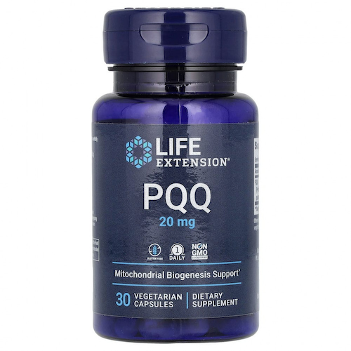Life Extension, PQQ в капсулах, пирролохинолинхинон, 20 мг, 30 вегетарианских капсул #1