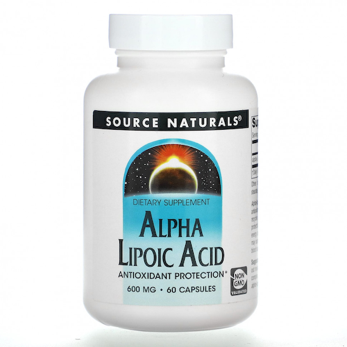 Source Naturals, Альфа-липоевая кислота, 600 мг, 60 капсул #1