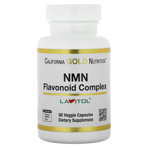 California Gold Nutrition, NMN, комплекс с флавоноидами, 60 растительных капсул #1