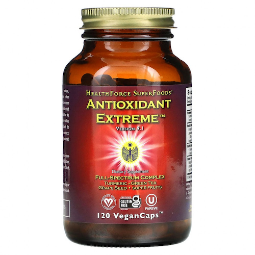 HealthForce Superfoods, Antioxidant Extreme, версия 9.1, 120 веганских капсул #1