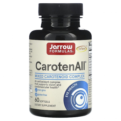 Jarrow Formulas, CarotenALL, комплекс из смеси каротиноидов, 60 капсул #1
