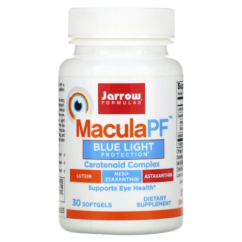 Jarrow Formulas, MaculaPF, защита от синего света, 30 мягких желатиновых капсул #1