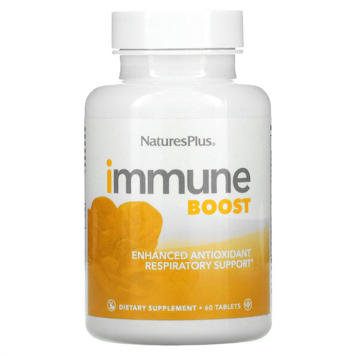NaturesPlus, Immune Boost, Enhanced Antioxidant Respiratory Support, 60 Tablets #1