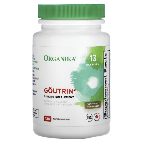 Organika, Goutrin, с порошком из плодов вишни, 120 вегетарианских капсул #1