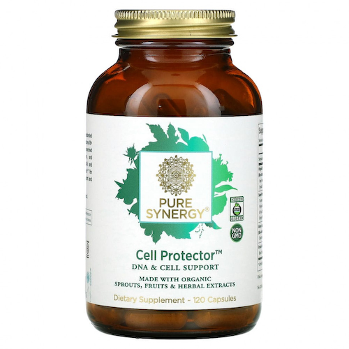 Pure Synergy, Cell Protector, средство для поддержки клеток и ДНК, 120 капсул #1