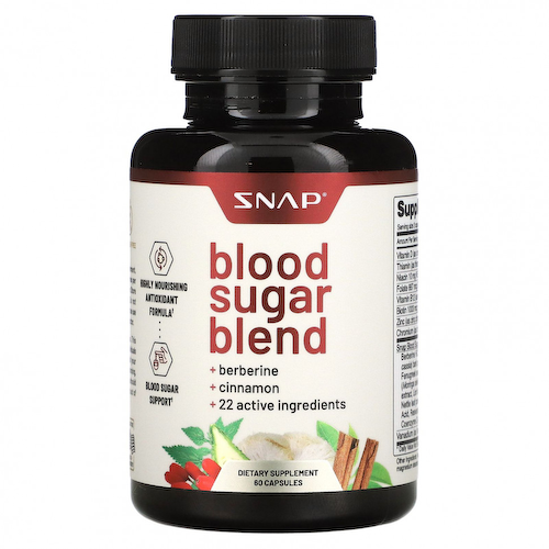 Snap Supplements, Смесь сахара в крови, 60 капсул #1