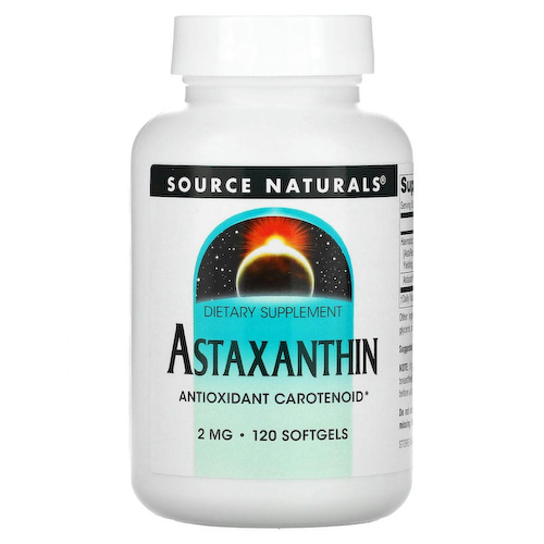 Source Naturals, Астаксантин, 2 мг, 120 капсул #1