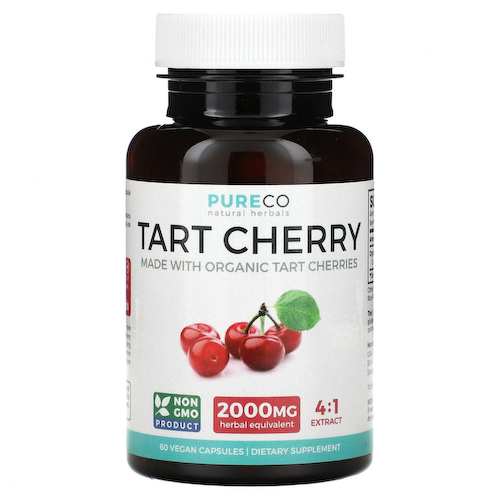Pure Co., Natural Herbals, вишня, 60 веганских капсул #1