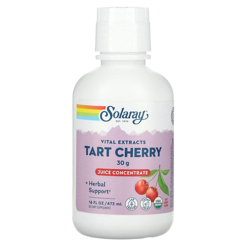 Solaray, Vital Extracts, Juice Concentrate, Tart Cherry, 30 g, 16 fl oz (473 ml) #1