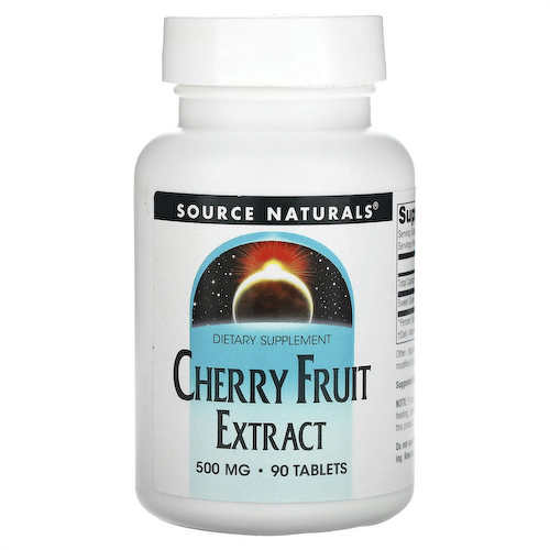 Source Naturals, экстракт плодов вишни, 500 мг, 90 таблеток #1