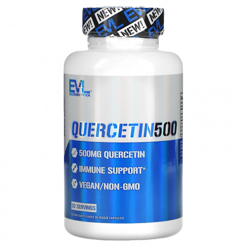 EVLution Nutrition, Quercetin 500, 500 mg, 30 Veggie Capsules #1