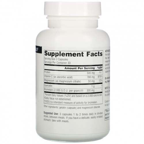Source Naturals, Активированный кверцетин, 100 капсул #1