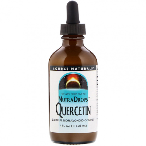 Source Naturals, Кверцетин NutraDrops, 4 жидких унции (118,28 мл) #1